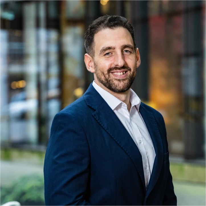 Portraitaufnahme von Karim Tarraf, Director Business Development